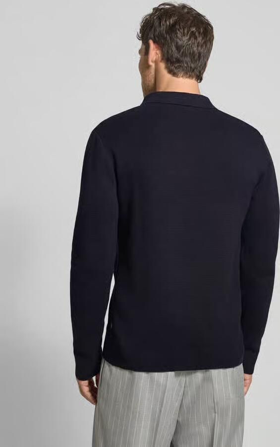 JACK & JONES Premium Gebreide pullover met ribboorden model 'MILANO' - Foto 8