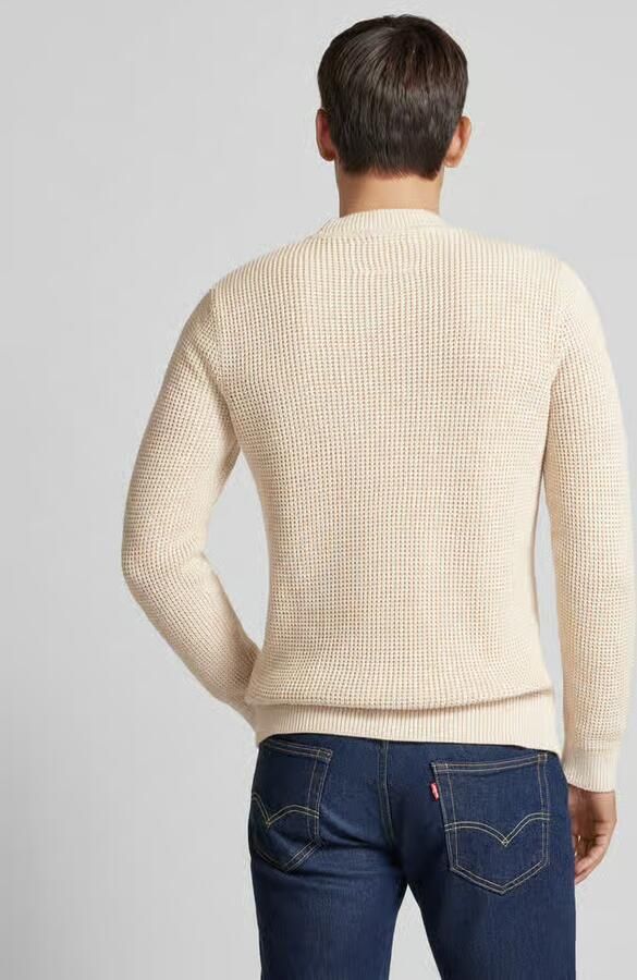 Jack & Jones Premium Gebreide pullover met ribboorden model 'VIGGO' - Foto 3