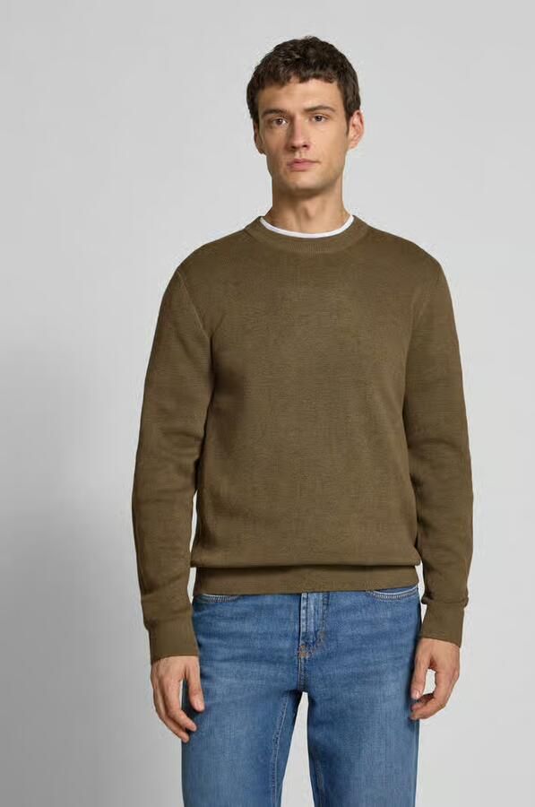 JACK & JONES Premium Gebreide pullover met ronde hals model 'MILANO' - Foto 9