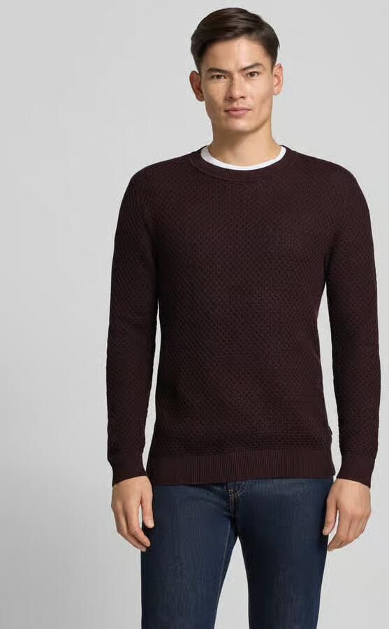 Jack & Jones Premium Gebreide pullover met structuurmotief model 'BARKLEY' - Foto 2