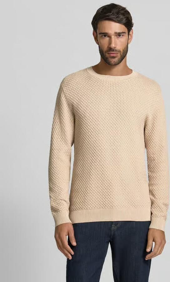JACK & JONES Premium Gebreide pullover met structuurmotief model 'BARKLEY' - Foto 3