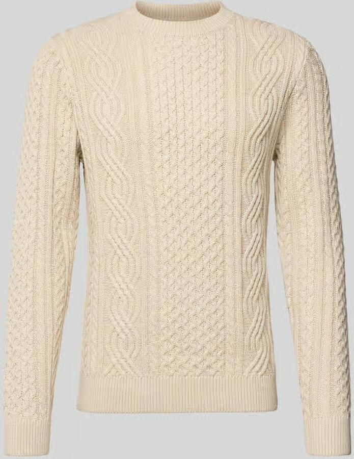 Jack & Jones Premium Gebreide pullover met structuurmotief model 'SEAN' - Foto 2