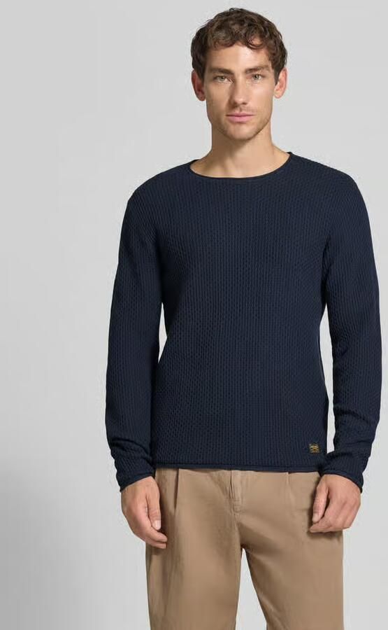 JACK & JONES Premium Gebreide pullover met structuurpatroon model 'BLUMASON' - Foto 4
