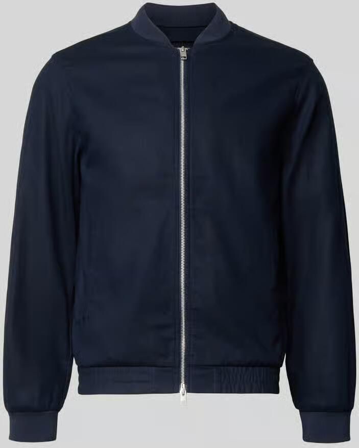 JACK & JONES Premium Jas van een mix van katoen en linnen met tweewegritssluiting - Foto 2