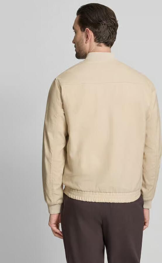 JACK & JONES Premium Jas van een mix van katoen en linnen met tweewegritssluiting - Foto 3