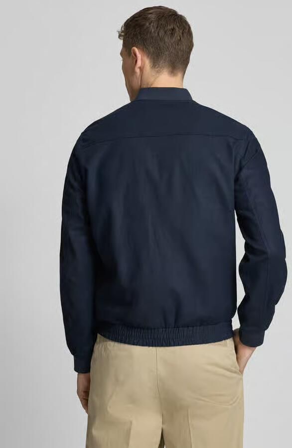 JACK & JONES Premium Jas van een mix van katoen en linnen met tweewegritssluiting - Foto 3