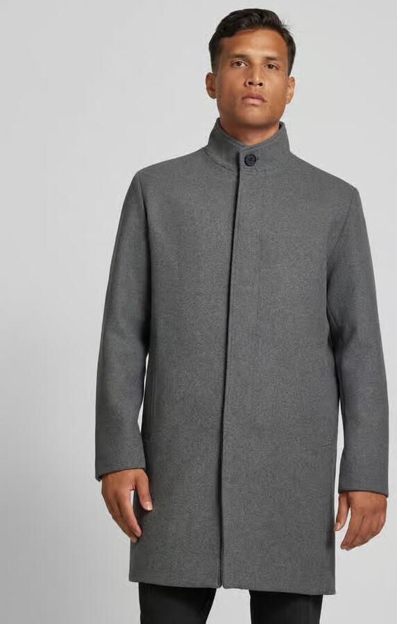 JACK & JONES Premium Lange jas van wolmix model 'WILSON' - Foto 2