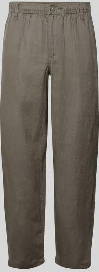 JACK & JONES Premium Linnen broek met steekzakken model 'KARL LAWRENCE' - Foto 3