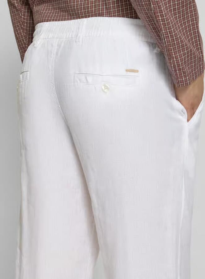 JACK & JONES Premium Linnen broek met steekzakken model 'KARL LAWRENCE' - Foto 14