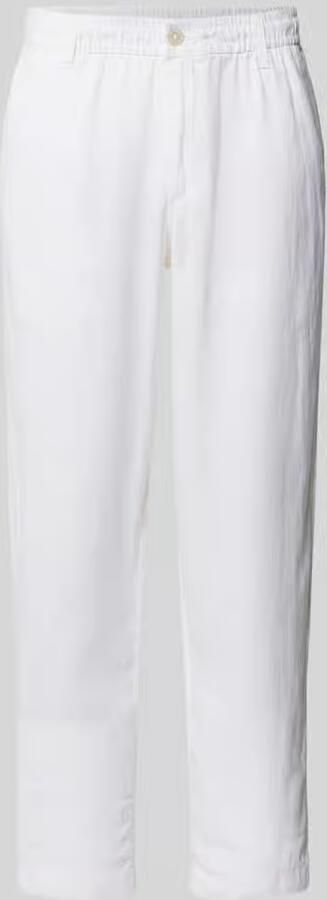 JACK & JONES Premium Linnen broek met steekzakken model 'KARL LAWRENCE' - Foto 17