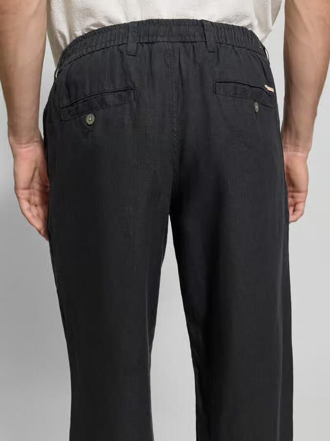 JACK & JONES Premium Linnen broek met steekzakken model 'KARL LAWRENCE'