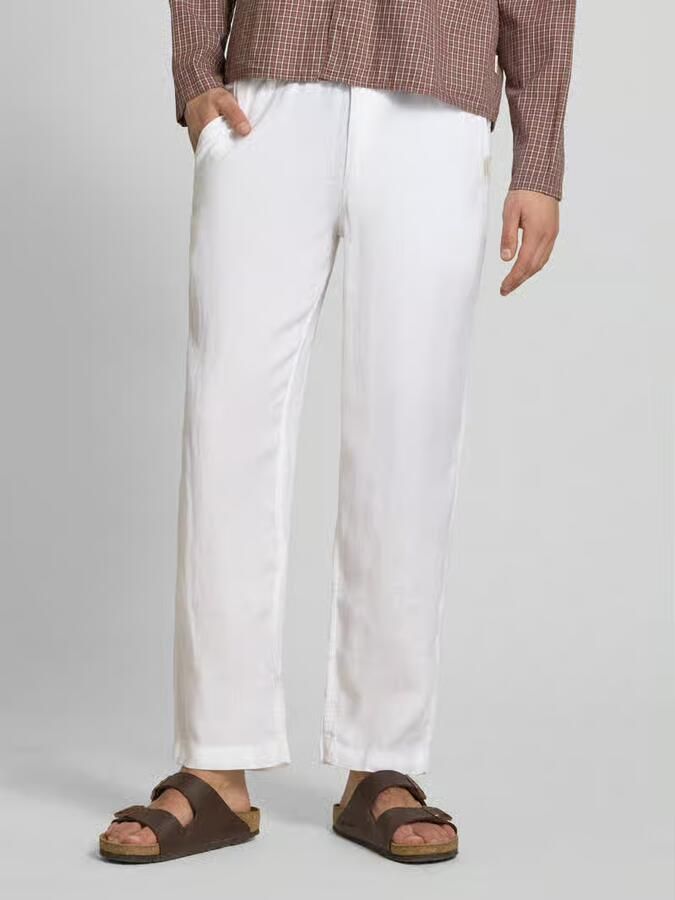 JACK & JONES Premium Linnen broek met steekzakken model 'KARL LAWRENCE' - Foto 15