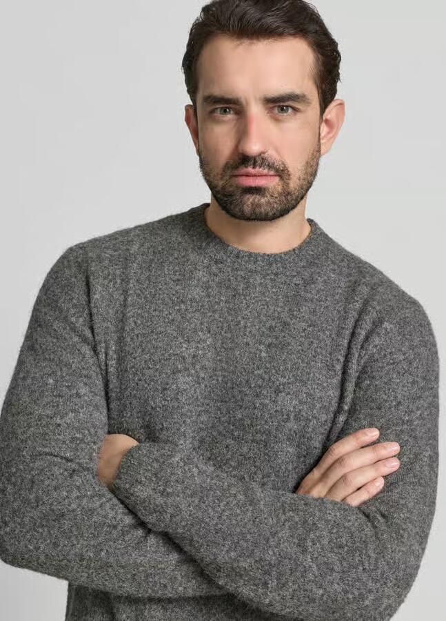 JACK & JONES Premium Loose fit gebreide pullover met wol model 'BLASIMON'