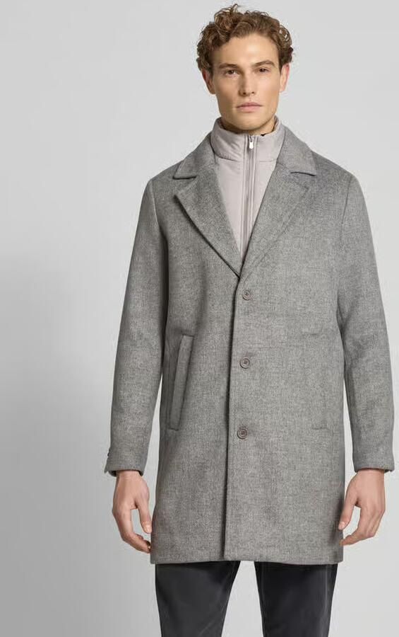 JACK & JONES Premium Loose fit lange jas met wol Model 'BLASTANFORD' - Foto 2