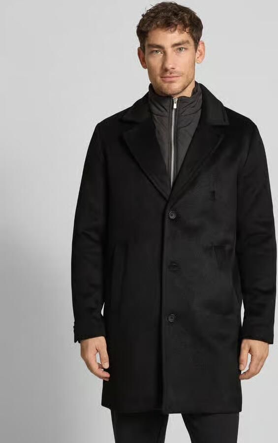 JACK & JONES Premium Loose fit lange jas met wol Model 'BLASTANFORD'