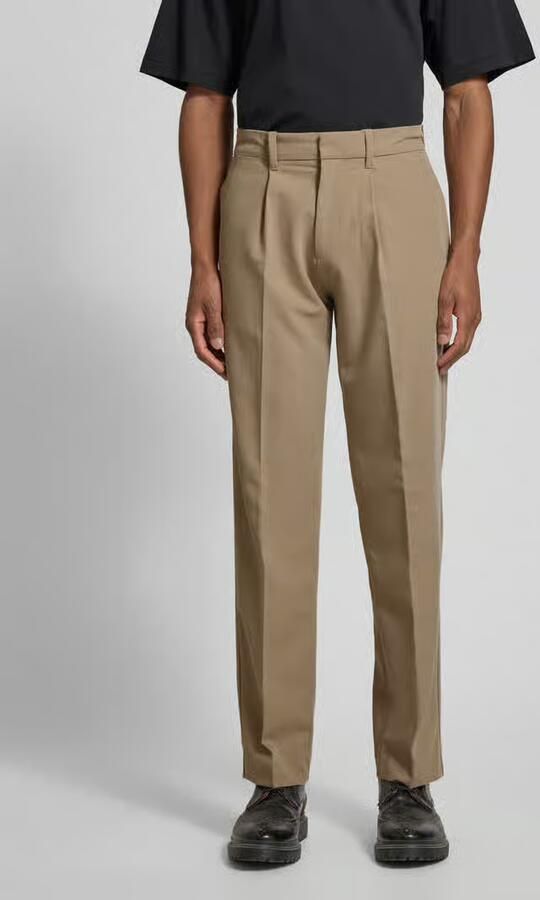 JACK & JONES Premium Loose fit stoffen broek met plooi aan de taille model 'KARL' - Foto 2