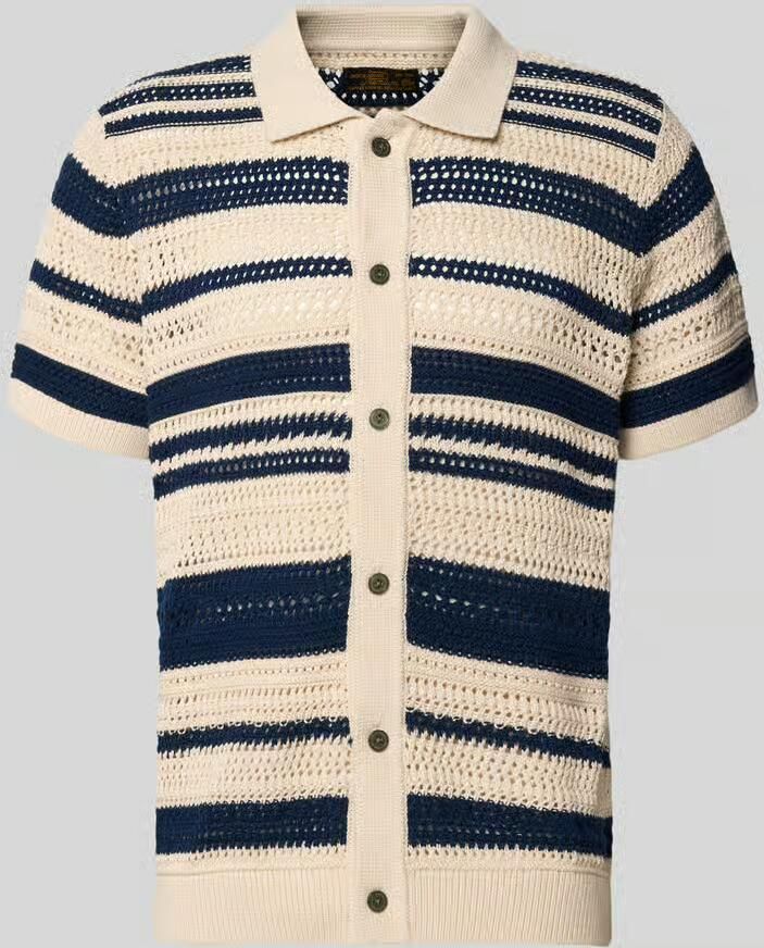 JACK & JONES Premium modern fit vrijetijdsoverhemd in tricotlook met knoopsluiting - Foto 5