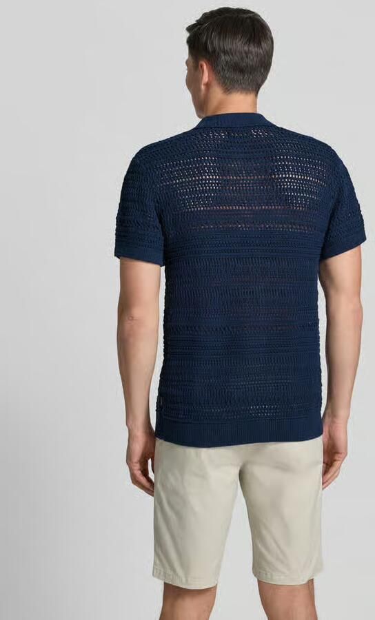 JACK & JONES Premium modern fit vrijetijdsoverhemd in tricotlook met knoopsluiting - Foto 5