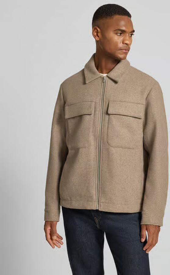 Jack & Jones Premium Regular fit overhemdjack met ritssluiting model 'BLURUSSEL' - Foto 9