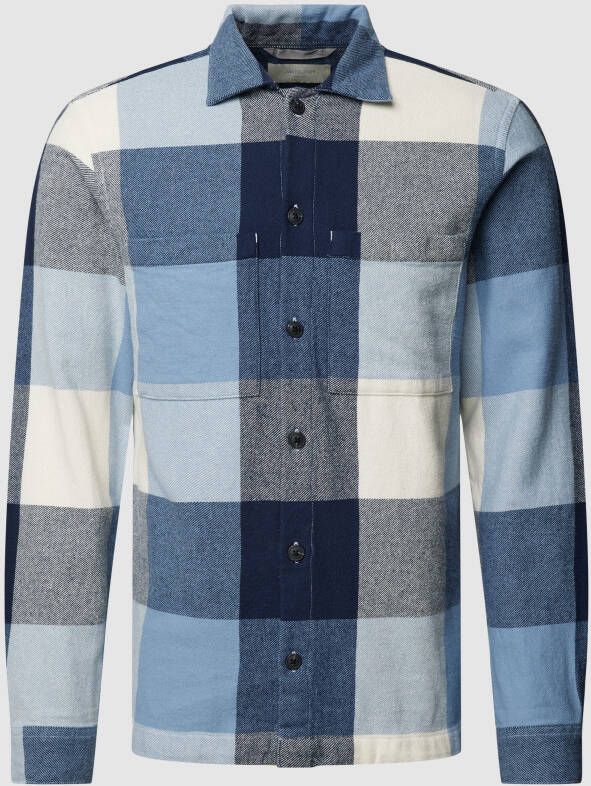 Jack & Jones Premium Overshirt met opgestikte borstzakken model 'PETE GINGHAM'