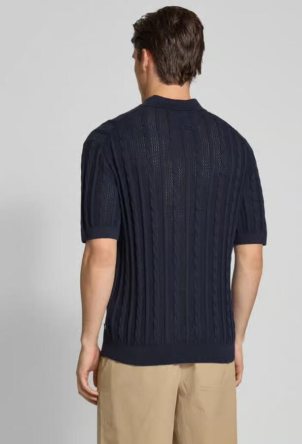 JACK & JONES Premium Poloshirt in gebreide look model 'MASON'