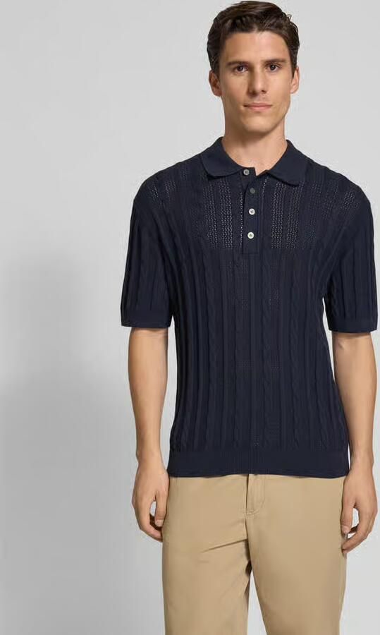 JACK & JONES Premium Poloshirt in gebreide look model 'MASON' - Foto 2