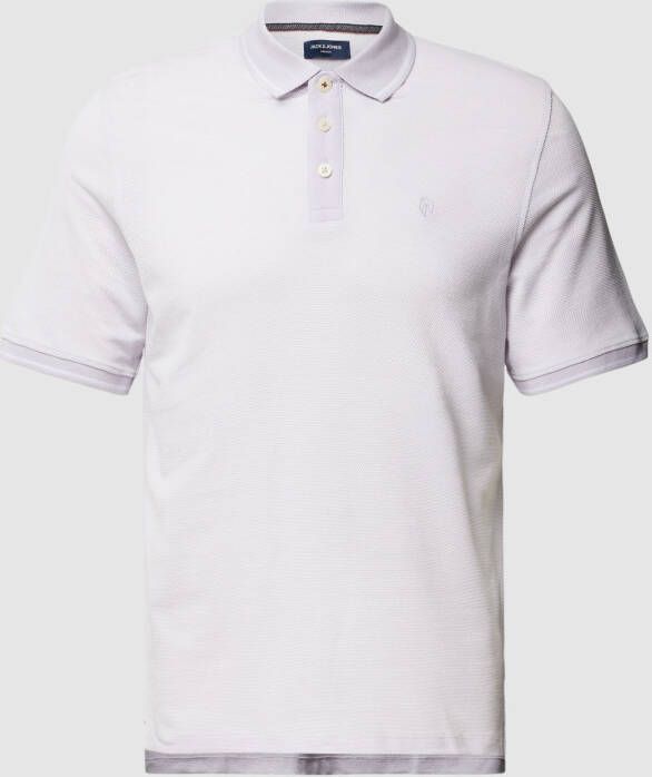 Jack & Jones Premium Poloshirt met contraststrepen model 'BLUWIN'