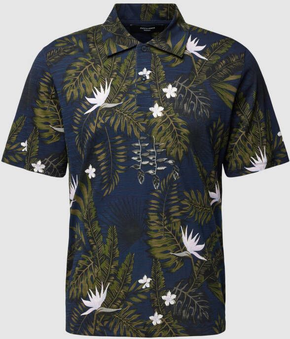 Jack & Jones Premium Poloshirt met labelpatch model 'BLATROPIC'