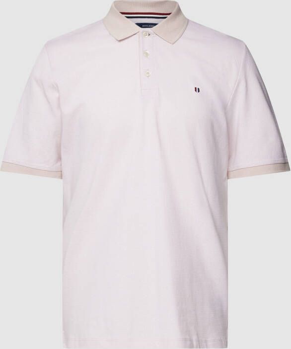 Jack & Jones Premium Poloshirt met labelstitching model 'BLUGUNNER'