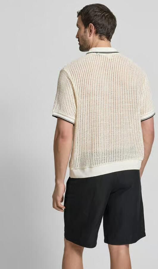 JACK & JONES Premium Poloshirt met structuurmotief model 'BLUCOHEN'