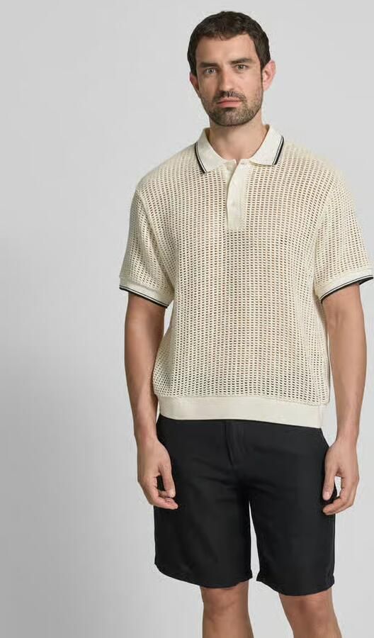 JACK & JONES Premium Poloshirt met structuurmotief model 'BLUCOHEN' - Foto 2
