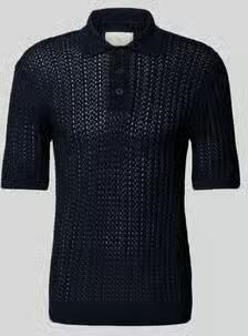 JACK & JONES Premium Poloshirt met structuurmotief model 'JOEL'
