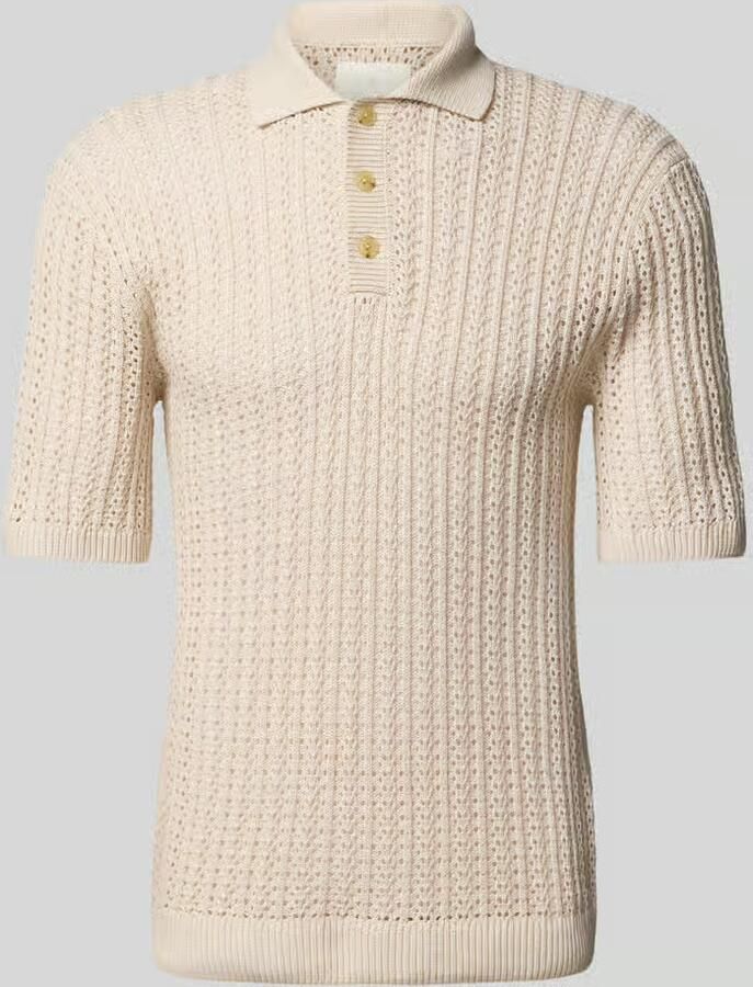 Jack & Jones Premium Poloshirt met structuurmotief model 'JOEL' - Foto 2