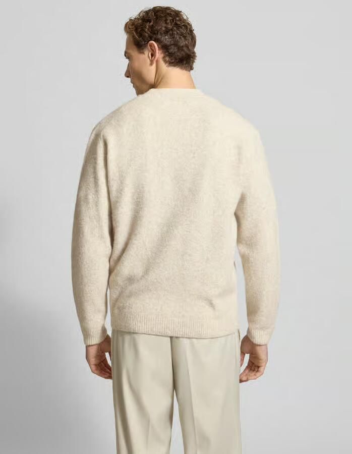 JACK & JONES Premium Regular fit gebreid jack met wol Model 'BLASIMON'