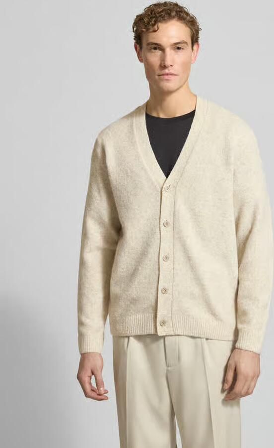 JACK & JONES Premium Regular fit gebreid jack met wol Model 'BLASIMON' - Foto 2