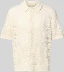 JACK & JONES Premium Regular fit gebreid shirt met knoopsluiting