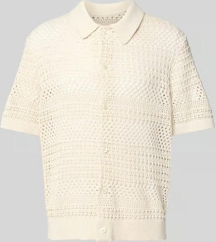 JACK & JONES Premium Regular fit gebreid shirt met knoopsluiting - Foto 2