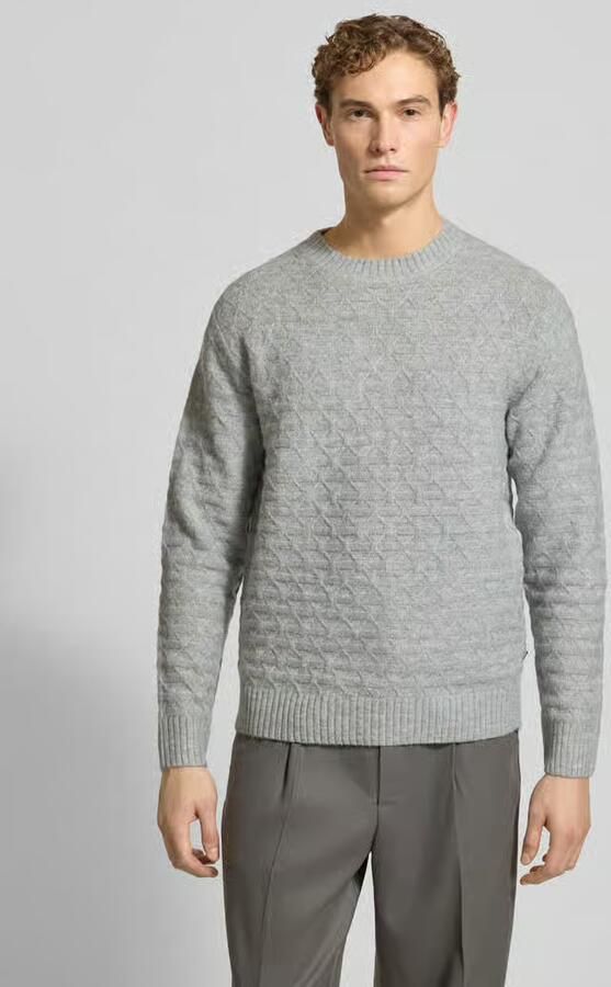 JACK & JONES Premium Regular fit gebreide pullover met wol model 'BLASIMON' - Foto 4