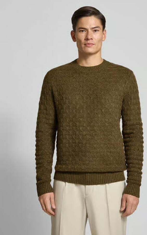 JACK & JONES Premium Regular fit gebreide pullover met wol model 'BLASIMON' - Foto 2