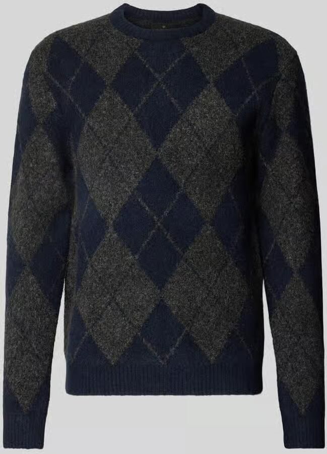 JACK & JONES Premium Regular fit gebreide pullover van elastische wolmix