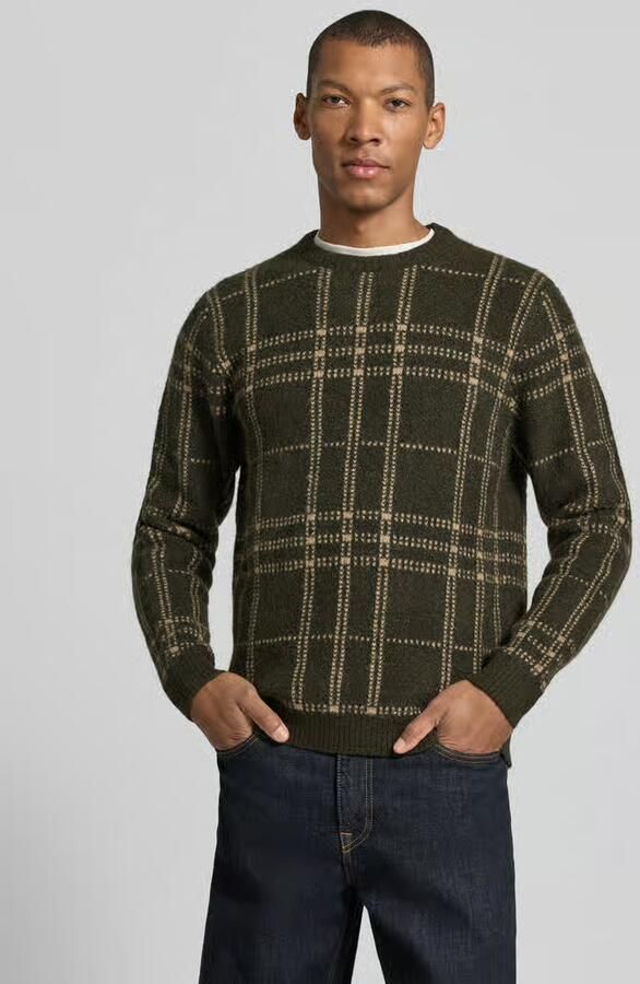 JACK & JONES Premium Regular fit gebreide pullover van elastische wolmix - Foto 2