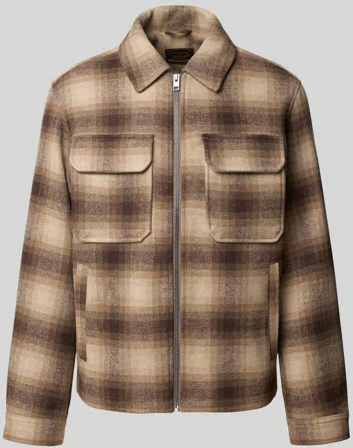 JACK & JONES Premium regular fit hemdjack met borstzakken model 'WAKEFIELD'