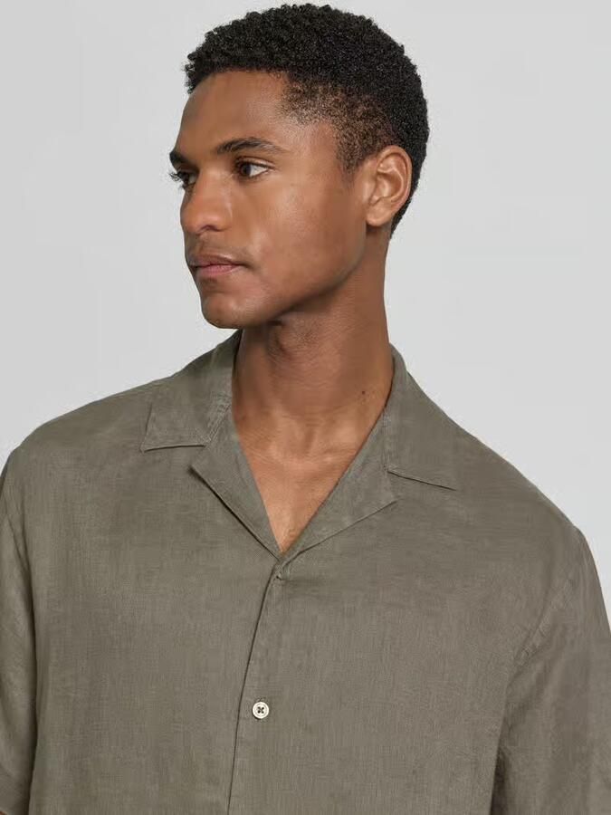 JACK & JONES Premium regular fit linnen overhemd model 'LAWRENCE'