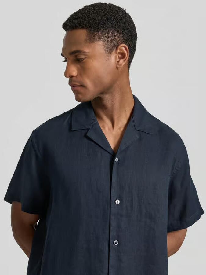 JACK & JONES Premium regular fit linnen overhemd model 'LAWRENCE'