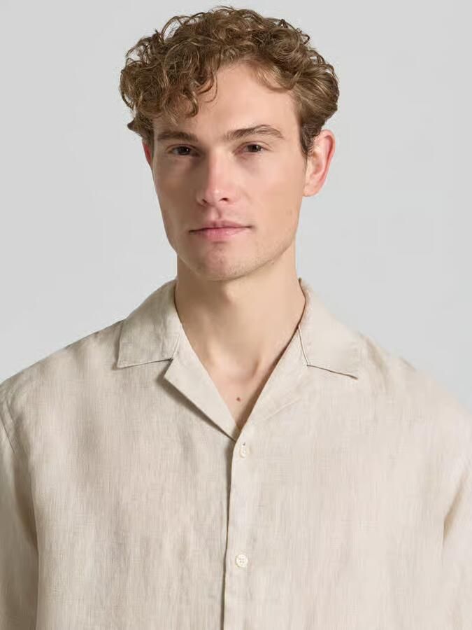 JACK & JONES Premium regular fit linnen overhemd model 'LAWRENCE'