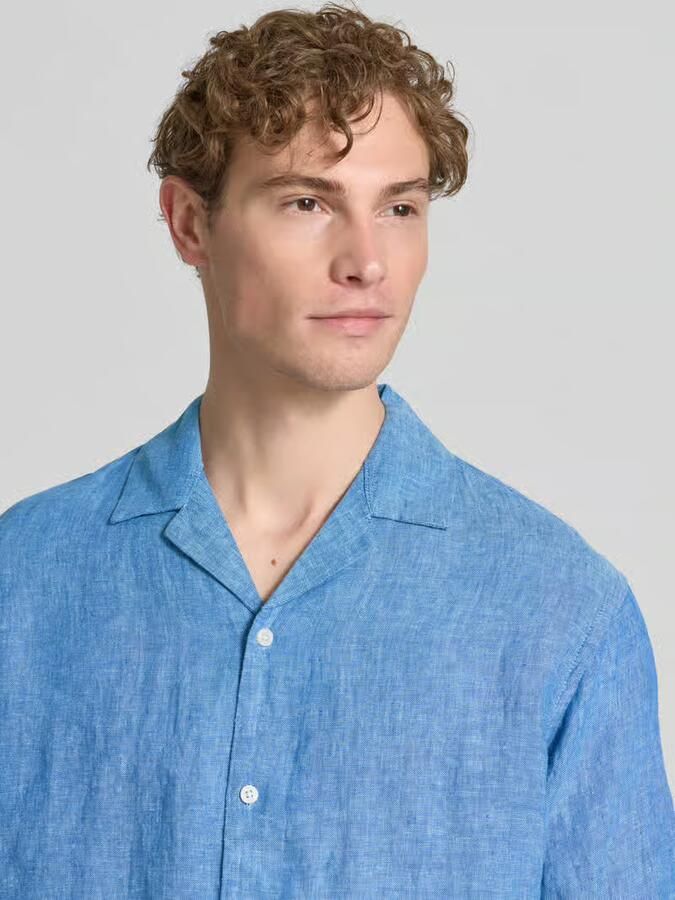 JACK & JONES Premium regular fit linnen overhemd model 'LAWRENCE'