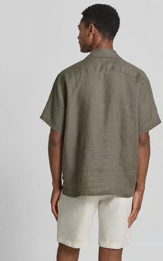 JACK & JONES Premium regular fit linnen overhemd model 'LAWRENCE'