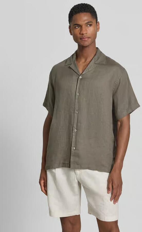 JACK & JONES Premium regular fit linnen overhemd model 'LAWRENCE' - Foto 4