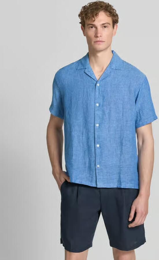 JACK & JONES Premium regular fit linnen overhemd model 'LAWRENCE' - Foto 4