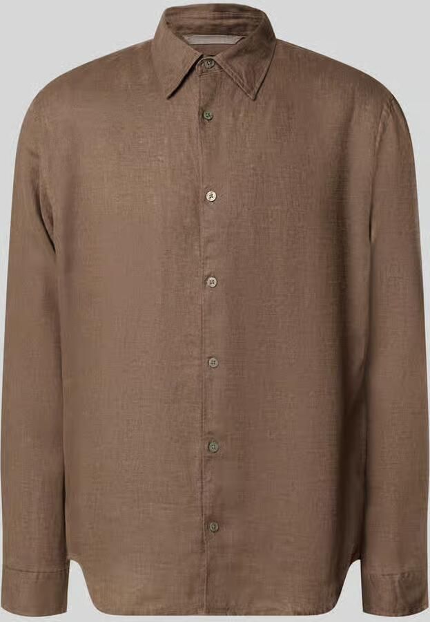 JACK & JONES Premium regular fit linnen overhemd van puur linnen model 'Lawrence' - Foto 2